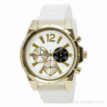 Big Dial Fashionable New Design Silicone Watch, Cool Style for Ladies, OEM and ODM Orders Welcomed